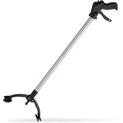 Relaxdays Griffstange 88 cm schwarz/silber Relaxdays Griffstange 88 cm schwarz/silber