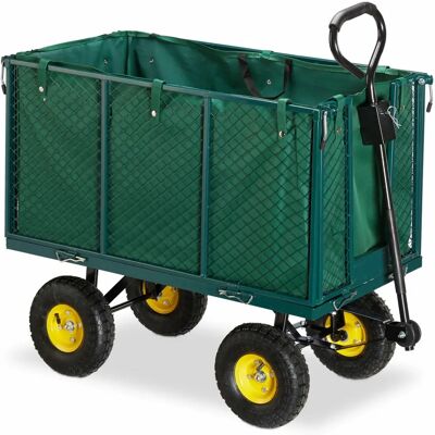 Relaxdays 10026073 Sac de Courses - côtés pliables, capacité 500kg - Publicité Relaxdays 10026073 Sac de Courses - côtés pliables, capacité 500kg - Publicité