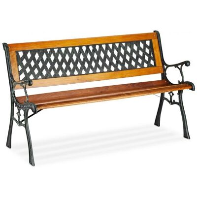 Relaxdays Gartenbank aus Gusseisen - Gartenbank Relaxdays Gartenbank aus Gusseisen - Gartenbank