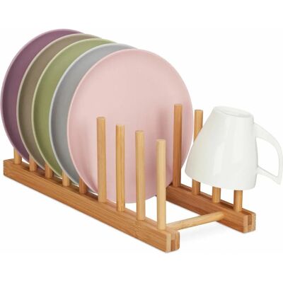 Relaxdays Bamboo Dish Drainer - Kitchenware Organizer Relaxdays Bamboo Dish Drainer - Kitchenware Organizer