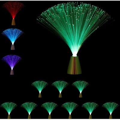RELAXDAYS - 10x Fiberoptiklampen - Mehrfarbig Retro Licht RELAXDAYS - 10x Fiberoptiklampen - Mehrfarbig Retro Licht