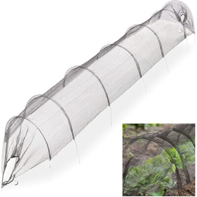 Relaxdays Tuin Tunnel 3,3m met Boog - Beschermt Gewassen Relaxdays Tuin Tunnel 3,3m met Boog - Beschermt Gewassen