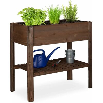 Relaxdays Huerto Urbano en Madera - 80x88x43cm Relaxdays Huerto Urbano en Madera - 80x88x43cm