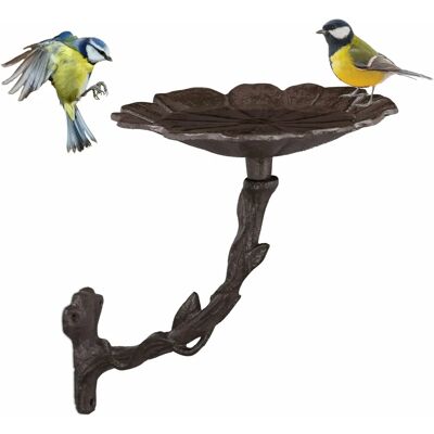 Relaxdays Bird Bath - Cast Iron, Fairy Tale Design Relaxdays Bird Bath - Cast Iron, Fairy Tale Design