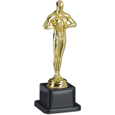 RELAXDAYS - Mini Laurel Oscar - 3-pack - Gold/Black - Trophy RELAXDAYS - Mini Laurel Oscar - 3-pack - Gold/Black - Trophy