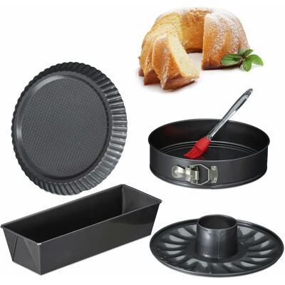 Relaxdays Baking Dish Set - Durable Carbon Steel, Non-Stick - Germany Relaxdays Baking Dish Set - Durable Carbon Steel, Non-Stick - Germany