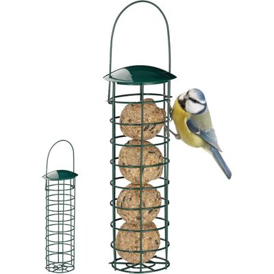 Relaxdays Mangiatoia per uccelli - 31 cm - Verde scuro Relaxdays Mangiatoia per uccelli - 31 cm - Verde scuro