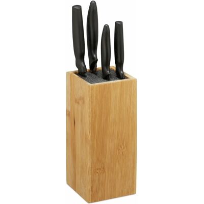 Relaxdays Messblock - Bambus, Flexiblen Borsten, 23x10,5x10,5 cm Relaxdays Messblock - Bambus, Flexiblen Borsten, 23x10,5x10,5 cm