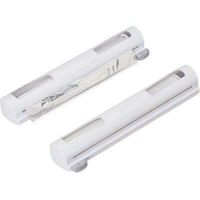 Relaxdays Vit köksfilm-dispenserset av 2 Relaxdays Vit köksfilm-dispenserset av 2