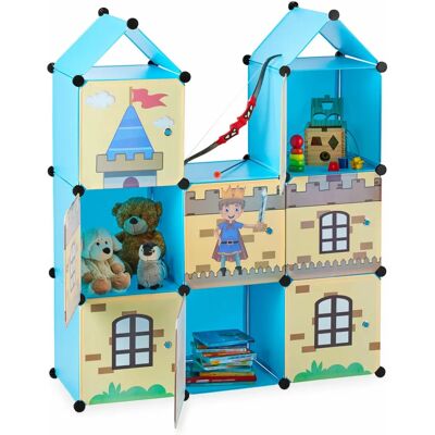 Soppalco multicolore Relaxdays per bambini - Castello Soppalco multicolore Relaxdays per bambini - Castello