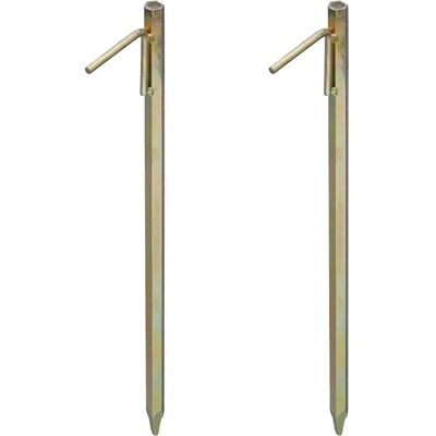 Relaxdays - Piquetas XXL - 51 cm - Galvanized steel - tent stakes Relaxdays - Piquetas XXL - 51 cm - Galvanized steel - tent stakes