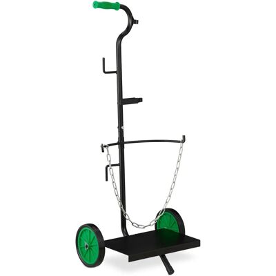 Carro de Gas Relaxdays - Carretilla ajustable de acero Carro de Gas Relaxdays - Carretilla ajustable de acero