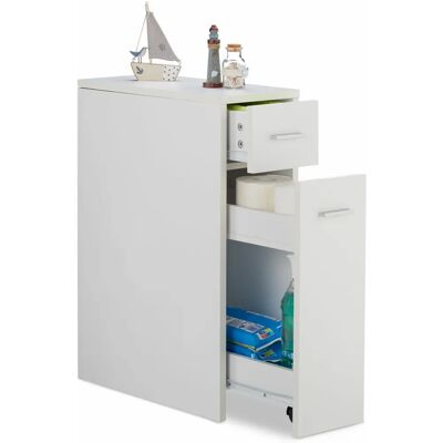 Relaxdays Platsbesparande Hylla - Vit - Hylla Relaxdays Platsbesparande Hylla - Vit - Hylla