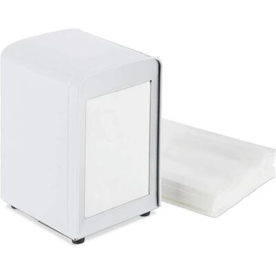 RELAXDAYS - Retro - White - 15 x 9.5 x 11 cm - Napkin Holder RELAXDAYS - Retro - White - 15 x 9.5 x 11 cm - Napkin Holder