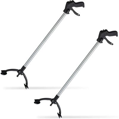 RELAXDAYS 2x Grabber Reach Tool - Lightweight Aluminum, 88cm RELAXDAYS 2x Grabber Reach Tool - Lightweight Aluminum, 88cm