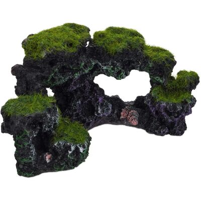 Relaxdays Aquarium-Dekoration - Natürlicher Felsen - 8,5x17cm Relaxdays Aquarium-Dekoration - Natürlicher Felsen - 8,5x17cm