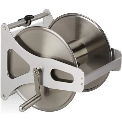 Rullo per tubo da giardino a parete - Acciaio inox durevole Rullo per tubo da giardino a parete - Acciaio inox durevole