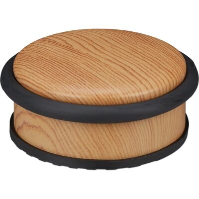 RELAXDAYS Türstopper - 5 x 10,5 cm - Braun Holzoptik - Türsperre RELAXDAYS Türstopper - 5 x 10,5 cm - Braun Holzoptik - Türsperre