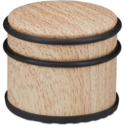 Relaxdays Jasne Drewno Efekt Stopper Drzwi - Do Domu i Biura Relaxdays Jasne Drewno Efekt Stopper Drzwi - Do Domu i Biura