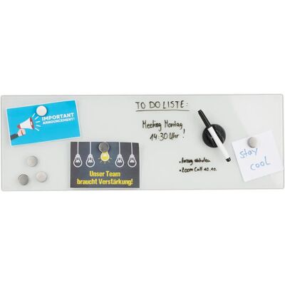 RELAXDAYS Magnettafel, 20x60cm, Weiß - Büro & Heimdekoration RELAXDAYS Magnettafel, 20x60cm, Weiß - Büro & Heimdekoration