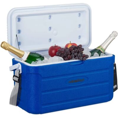 Relaxdays Tragbare Kühlbox - 20L, Blau, Leicht, Für Outdoor Relaxdays Tragbare Kühlbox - 20L, Blau, Leicht, Für Outdoor