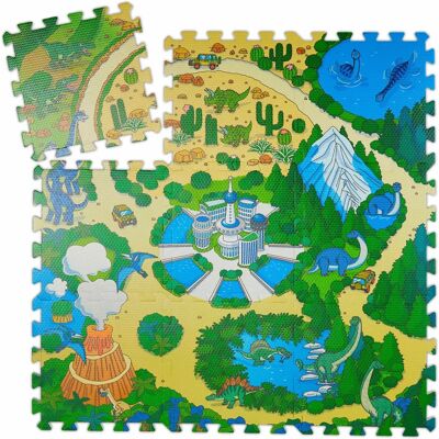 Relaxdays Baby Gym Spielmatte - Weich, Ungiftig, 90x90 cm Relaxdays Baby Gym Spielmatte - Weich, Ungiftig, 90x90 cm