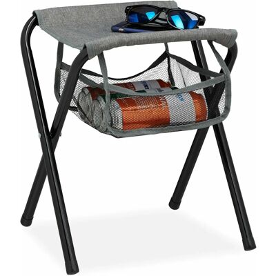 Relaxdays Chaise de Camping - Gris - Mobilier d'Extérieur - Publicité Relaxdays Chaise de Camping - Gris - Mobilier d'Extérieur - Publicité