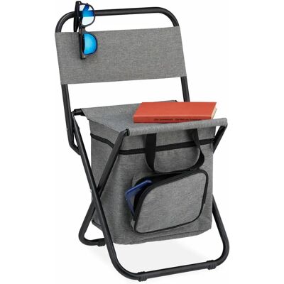 Relaxdays Sedia da Campeggio - Leggera, Portatile, Supporta 120kg Relaxdays Sedia da Campeggio - Leggera, Portatile, Supporta 120kg