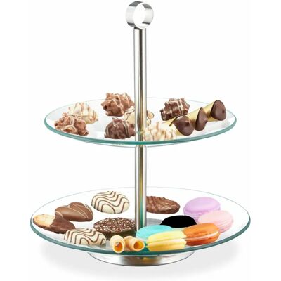 Relaxdays Tortenständer - Eleganter Kuchenständer für Kekse und mehr Relaxdays Tortenständer - Eleganter Kuchenständer für Kekse und mehr