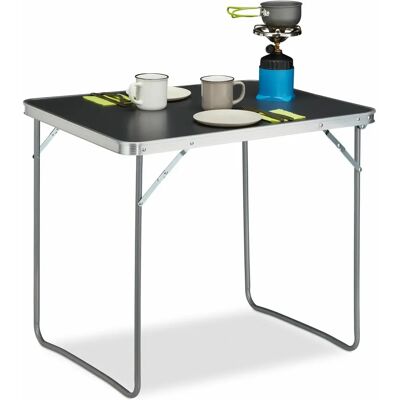 Tavolo da campeggio Relaxdays - Supporto leggero in alluminio per 4 persone Tavolo da campeggio Relaxdays - Supporto leggero in alluminio per 4 persone