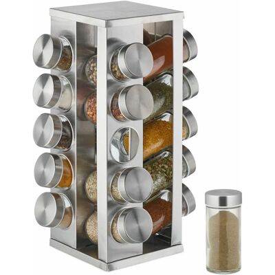 Relaxdays Stainless Steel Spice Container - 12cm Dark Gray & Gold Relaxdays Stainless Steel Spice Container - 12cm Dark Gray & Gold