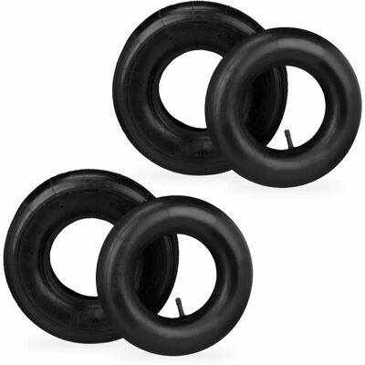 Relaxdays Accesorios para carretilla - Juego de 2 neumáticos 4.00-6 Relaxdays Accesorios para carretilla - Juego de 2 neumáticos 4.00-6