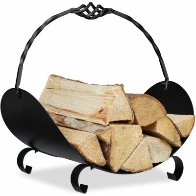 Relaxdays Firewood Rack - Cartoon Animal Style - 75x58cm - Indoor Relaxdays Firewood Rack - Cartoon Animal Style - 75x58cm - Indoor