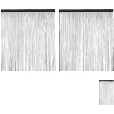 Brand - Model - Black Fringed Curtain - Decorative Room Divider Brand - Model - Black Fringed Curtain - Decorative Room Divider