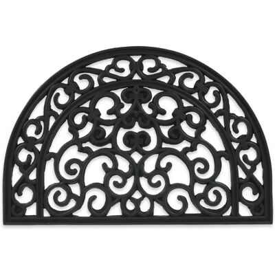 Relaxdays Black Rubber Door Mat - Door Type Relaxdays Black Rubber Door Mat - Door Type