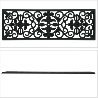 Relaxdays Door Mat - Rectangular Non-slip Rubber Rug for Stairs Relaxdays Door Mat - Rectangular Non-slip Rubber Rug for Stairs
