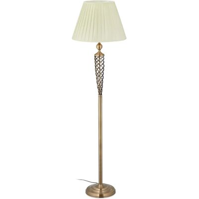 Relaxdays Lámpara de Pie de Latón Estilo Antiguo - Iluminación Relaxdays Lámpara de Pie de Latón Estilo Antiguo - Iluminación