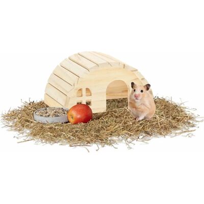 Relaxdays Decorazione Habitat Piccoli Animali - Casa in Legno di Pino Naturale Relaxdays Decorazione Habitat Piccoli Animali - Casa in Legno di Pino Naturale