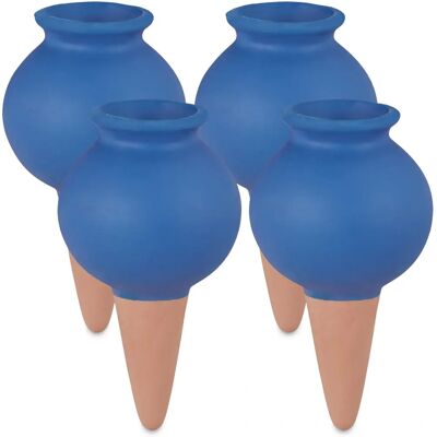 Relaxdays Plant Irrigation Set - 4 Clay Cones for Automatic Watering Relaxdays Plant Irrigation Set - 4 Clay Cones for Automatic Watering