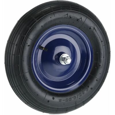 Relaxdays Garden Cart Accessory - Steel Wheel for 120kg Load Relaxdays Garden Cart Accessory - Steel Wheel for 120kg Load