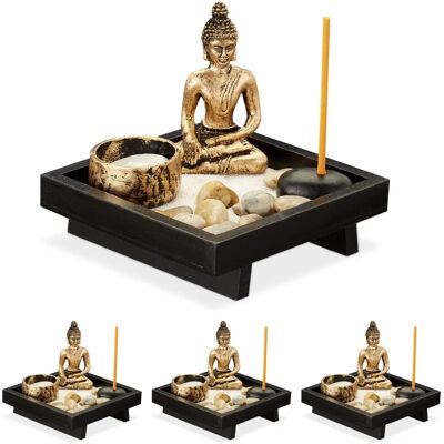 Giardino zen rilassante Buddha Pietre Sabbia - Decorazione Feng Shui Giardino zen rilassante Buddha Pietre Sabbia - Decorazione Feng Shui