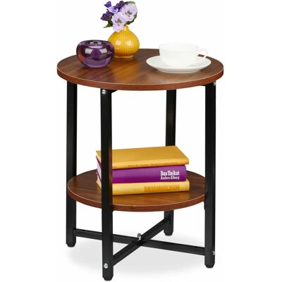Relaxdays 10036806 Liten metall- och träbord - Modern industriell stil Relaxdays 10036806 Liten metall- och träbord - Modern industriell stil