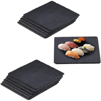 Relaxdays Pizzateller Set - 12 Stück, 25x25cm - Dekorativ & Beschreibbar Relaxdays Pizzateller Set - 12 Stück, 25x25cm - Dekorativ & Beschreibbar