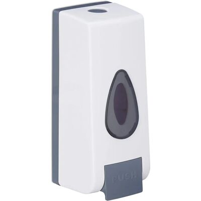 Relaxdays - Wall-mounted 350ml Soap Dispenser White - Bathroom & Kitchen Relaxdays - Wall-mounted 350ml Soap Dispenser White - Bathroom & Kitchen