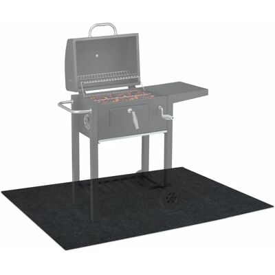 Relaxdays 10037483 Outdoor-Grillzubehör - Antirutsch, 120x100cm Relaxdays 10037483 Outdoor-Grillzubehör - Antirutsch, 120x100cm