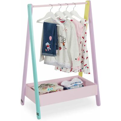 Relaxdays Kids Furniture Set - Kids Wooden Coat Rack with Shelf Relaxdays Kids Furniture Set - Kids Wooden Coat Rack with Shelf