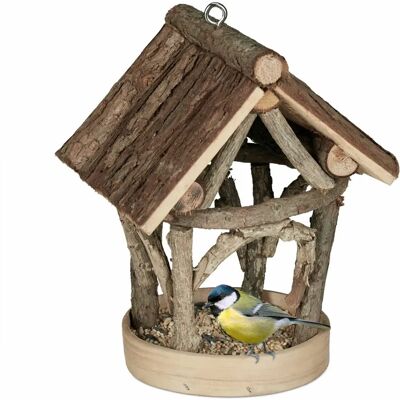 Relaxdays Vogelhaus - Vogelfutterhaus - Futterstelle - Vogelhaus - Vogelfutterspender Relaxdays Vogelhaus - Vogelfutterhaus - Futterstelle - Vogelhaus - Vogelfutterspender