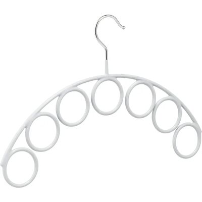 Relaxdays Hellgraue Schalhalter mit 7 Ringen - Kleiderorganizer Relaxdays Hellgraue Schalhalter mit 7 Ringen - Kleiderorganizer