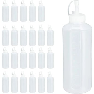 Relaxdays Set 24 Küchenflaschen - 1000ml Relaxdays Set 24 Küchenflaschen - 1000ml