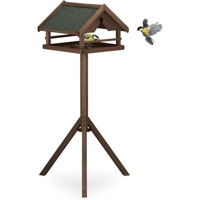 Relaxdays Vogelhaus mit Stativ - 120x62x55 cm Relaxdays Vogelhaus mit Stativ - 120x62x55 cm